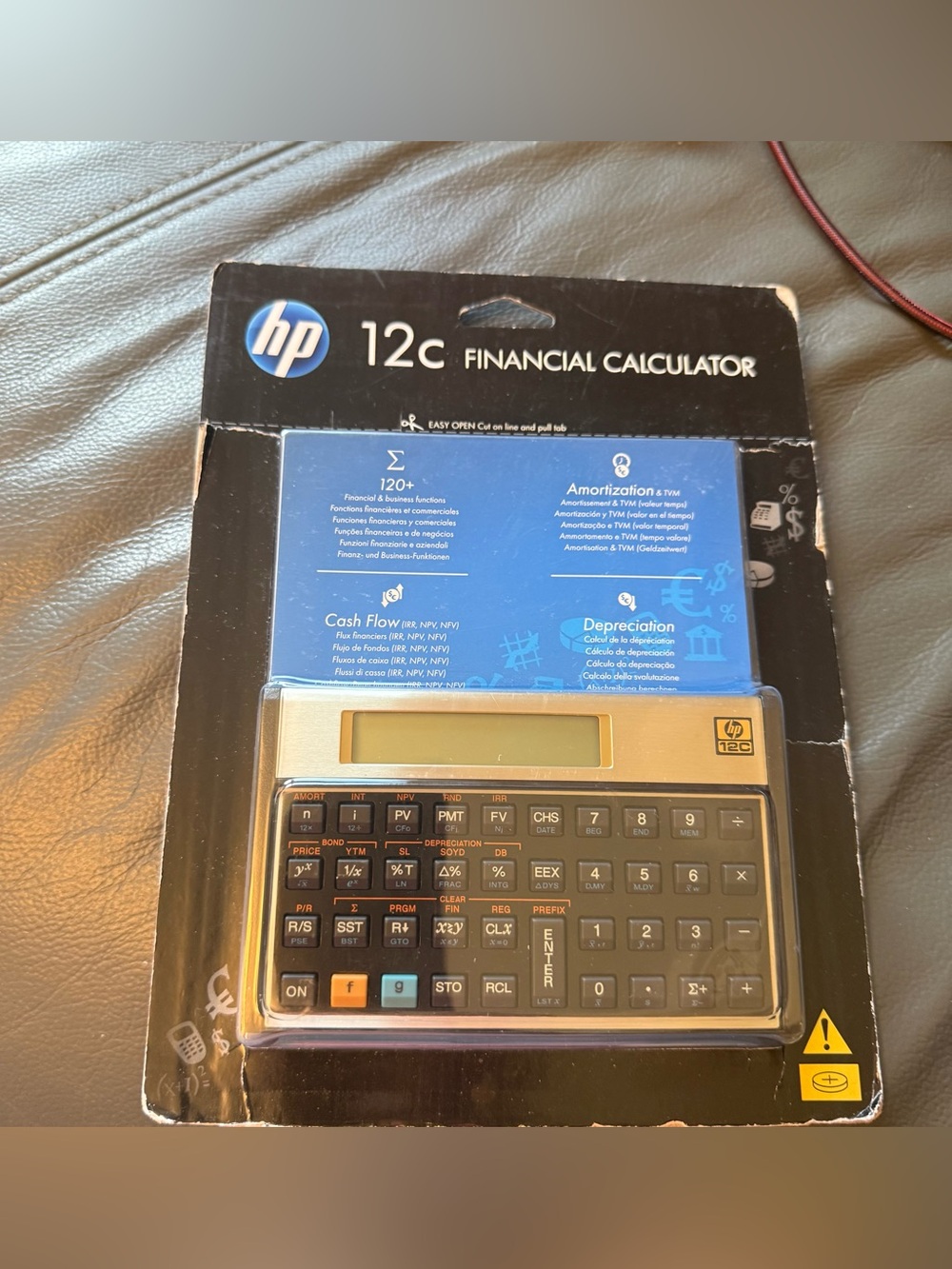 HP 12C Financial Calculator - Gold/Black